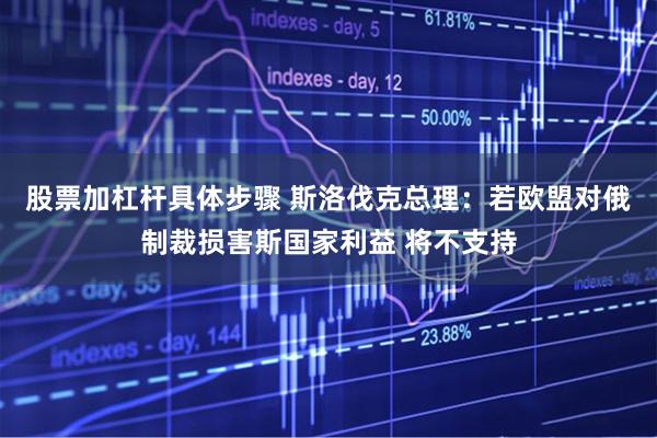 股票加杠杆具体步骤 斯洛伐克总理：若欧盟对俄制裁损害斯国家利益 将不支持